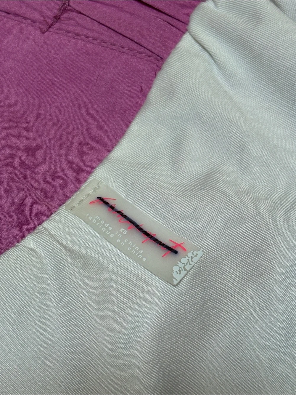 FP Movement Women's High-Waist Ruched Fusia Shorts, Size XS